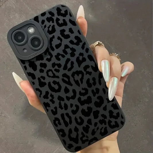 Black Leopard  Phone Case For iPhone