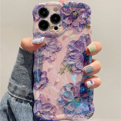 Retro Oil Painting Phone Case For iPhone