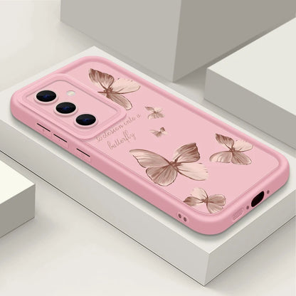 Gold Butterfly Soft TPU Case For Samsung