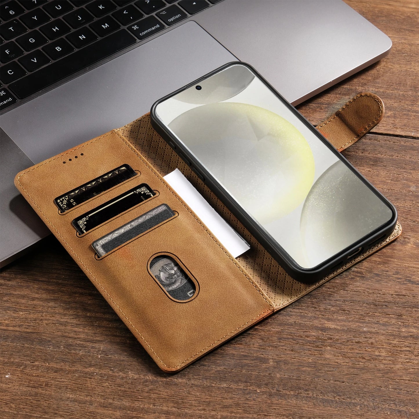 Business Leather Phone Case For Samsung