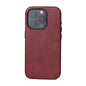 Retro Oil Wax Leather Wireless Charge Case For iPhone