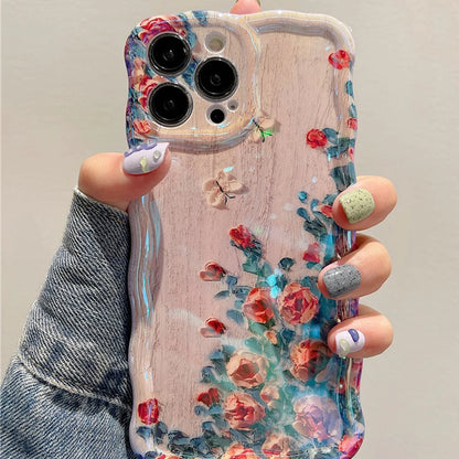 Retro Oil Painting Phone Case For iPhone