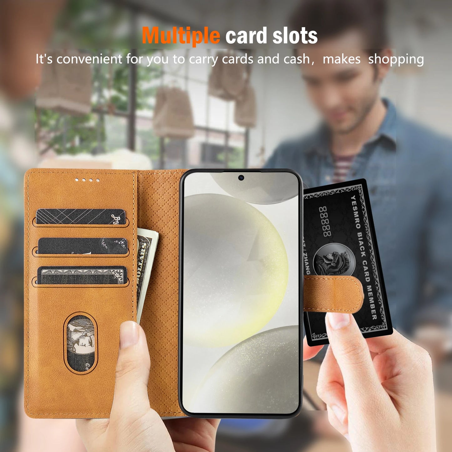 Business Leather Phone Case For Samsung