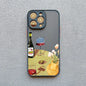 Oil Painting Red Wine Glass Phone Case For iPhone