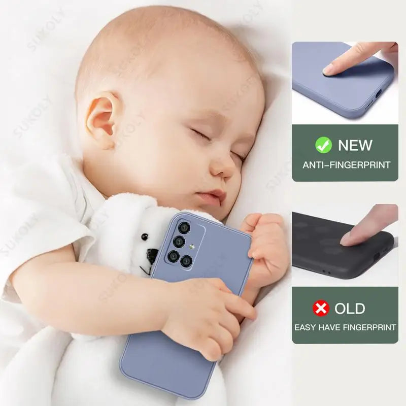 Liquid Silicone Case For Samsung