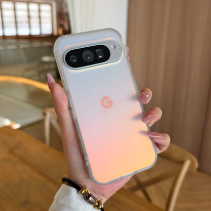 Laser Gradientr Magsafe Silicon Case For Google Pixel