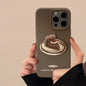 Cartoon Cherry Cake Holder Phone Case For iPhone