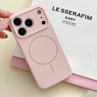 Magsafe Wireless Charging Silicone Phone Case For iPhone