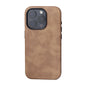 Retro Oil Wax Leather Wireless Charge Case For iPhone