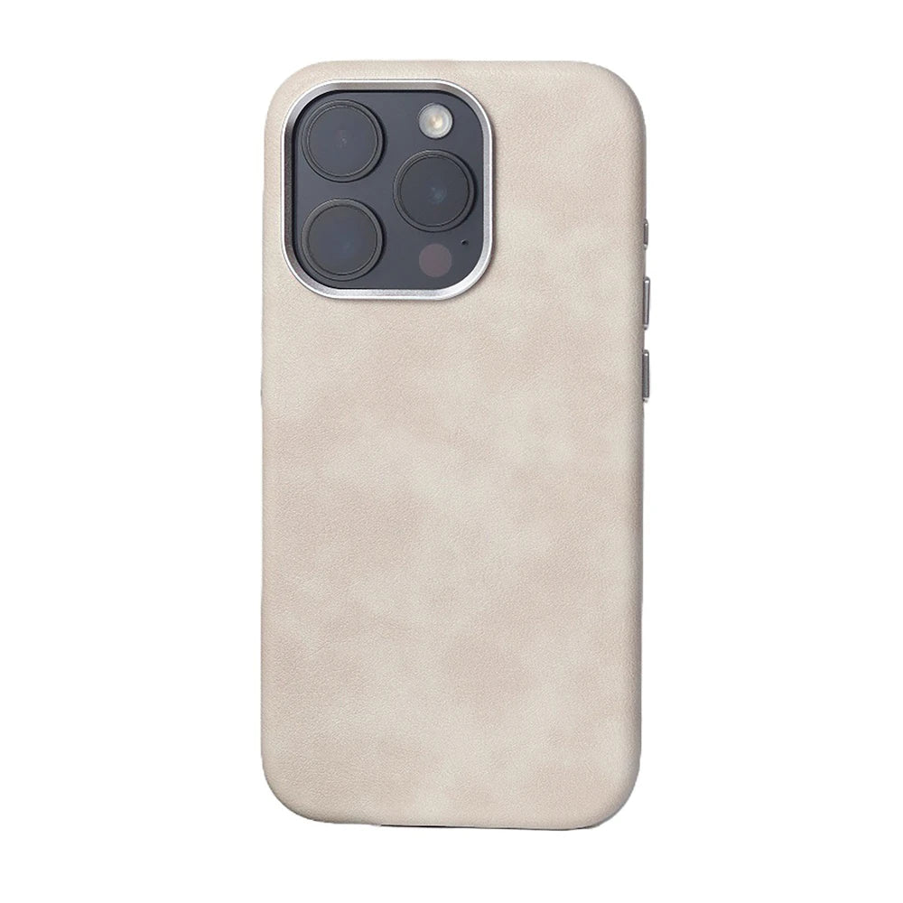 Retro Oil Wax Leather Wireless Charge Case For iPhone
