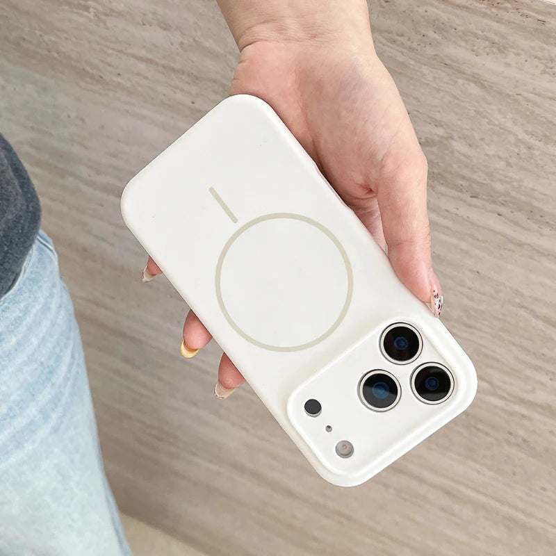 Magsafe Wireless Charging Silicone Phone Case For iPhone