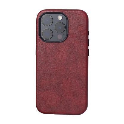 Retro Oil Wax Leather Wireless Charge Case For iPhone