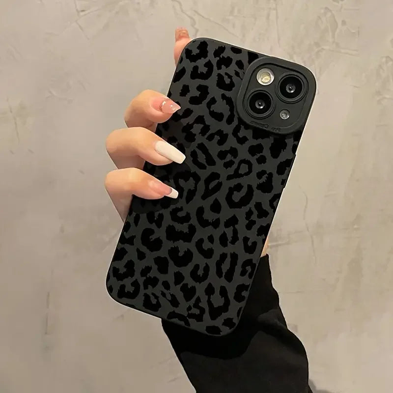 Black Leopard  Phone Case For iPhone