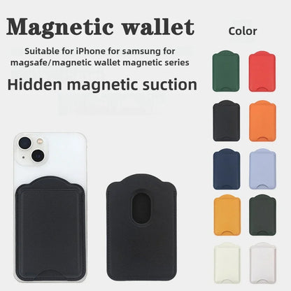 Magsafe Magnetic Leather Wallet For iPhone