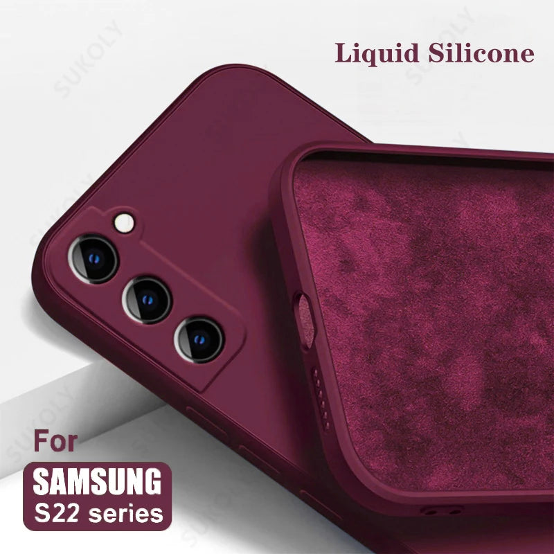 Liquid Silicone Case For Samsung