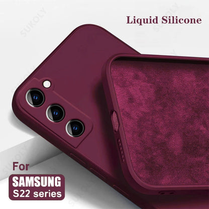 Liquid Silicone Case For Samsung