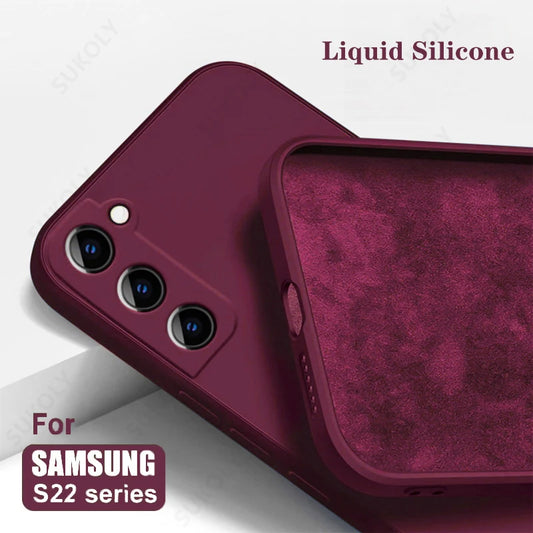 Liquid Silicone Case For Samsung