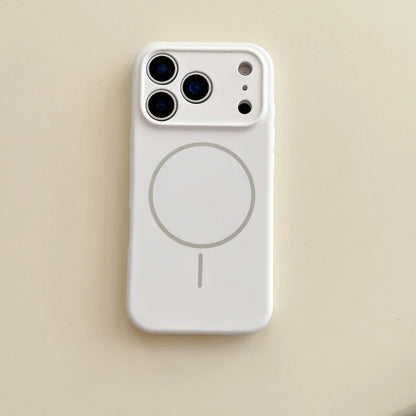 Magsafe Wireless Charging Silicone Phone Case For iPhone