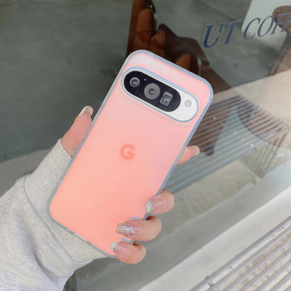 Laser Gradientr Magsafe Silicon Case For Google Pixel