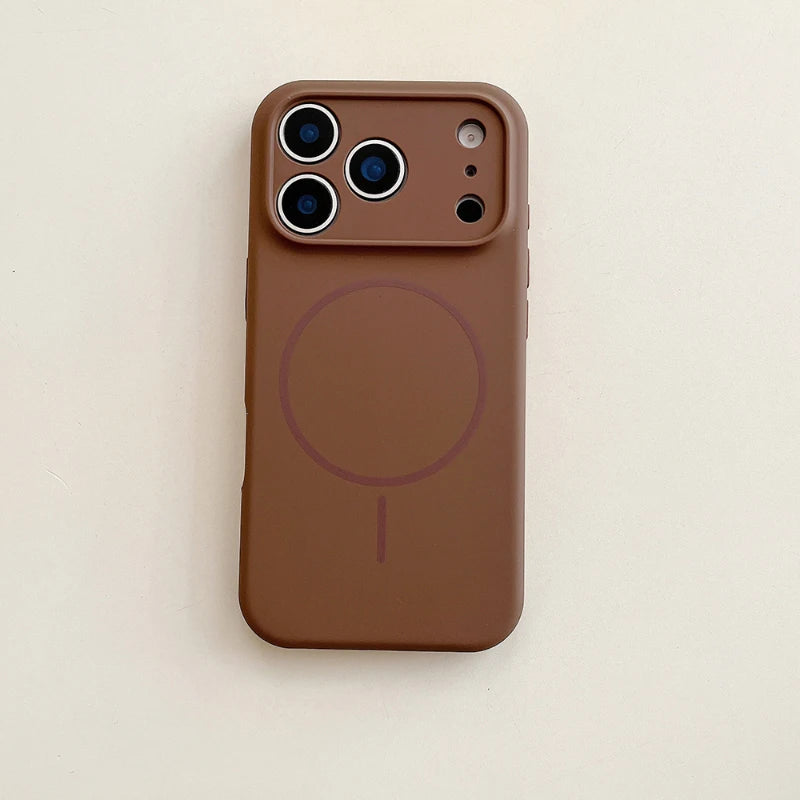 Magsafe Wireless Charging Silicone Phone Case For iPhone