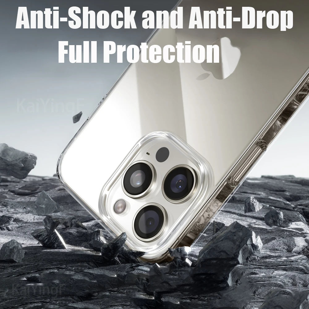 Luxury Transparent Case For iPhone