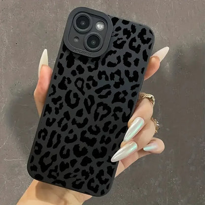 Black Leopard  Phone Case For iPhone