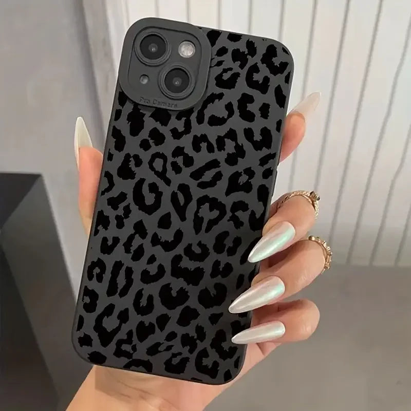 Black Leopard  Phone Case For iPhone