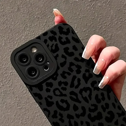 Black Leopard  Phone Case For iPhone