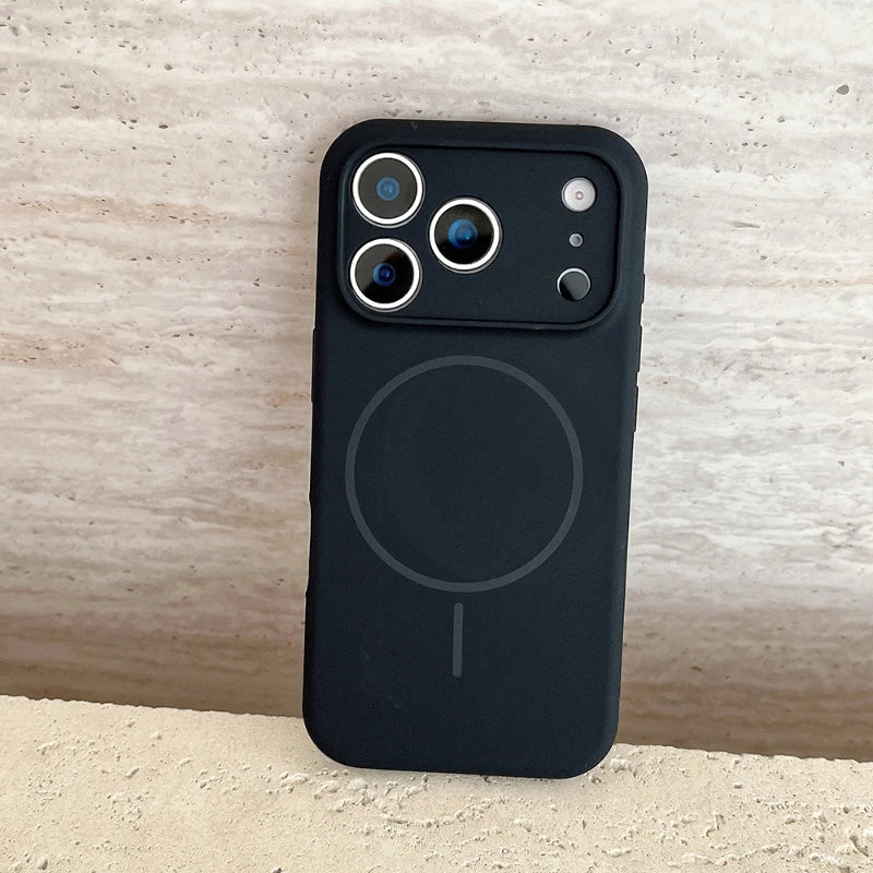 Magsafe Wireless Charging Silicone Phone Case For iPhone